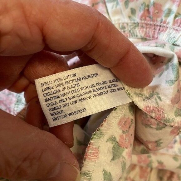 NWT Wild Fable Pink Floral Halter Romper Ruffled Hem Adjustable Tie Back L Boho - Picture 7 of 9